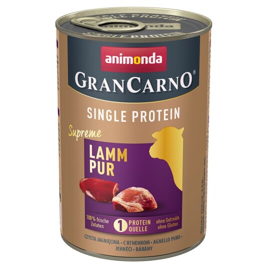 Animonda Grancarno Adult Single Protein Supreme 24 X 400 G Lam Pur Animonda Grancarno Adult Single Protein Supreme 24 X 400 G Lam Pur