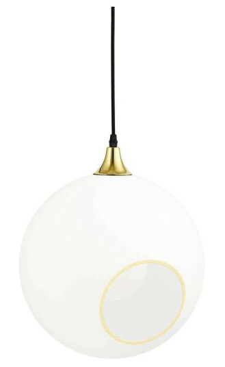 Design By Us - Ballroom Pendel XL Snow White m/Gold Sokkel Design By Us - Ballroom Pendel XL Snow White m/Gold Sokkel