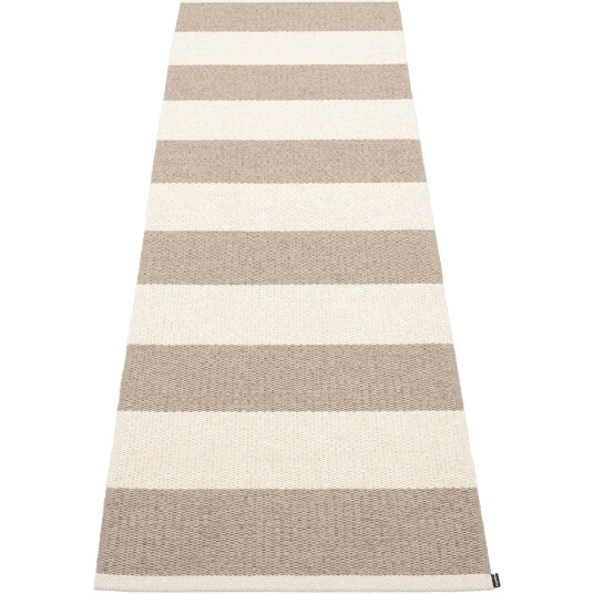 Pappelina Bob Teppe 70x225 cm Mud/Vanilla Pappelina Bob Teppe 70x225 cm Mud/Vanilla