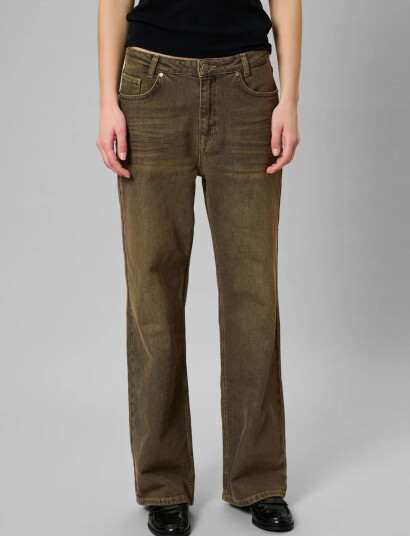 My Essential Wardrobe Mwlouis 139 High Wide - Khaki green - 35 x 32