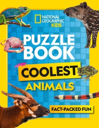 Puzzle Book Coolest Animals Av National Geographic Kids