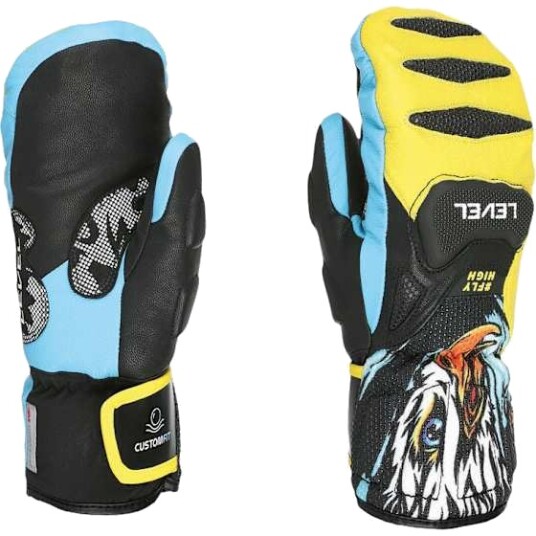LEVEL SQ JR CF Mitt Yellow Blue 5 Jr S