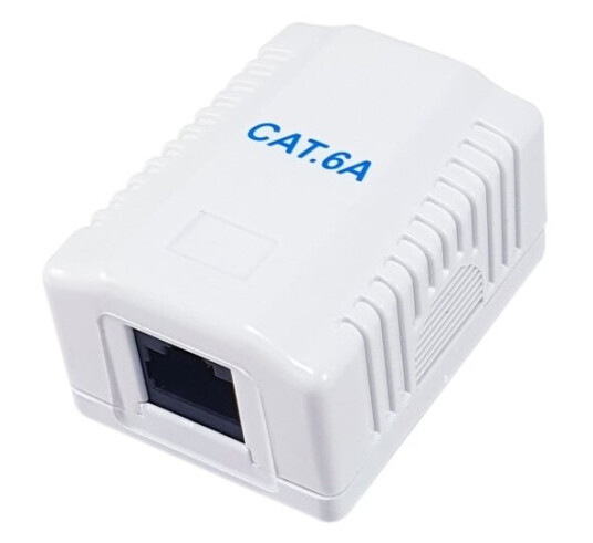 Utstyr Aufputzdose Cat6a 1-Ports Rj45 Utp