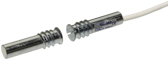 Alarmtech MC 240-6 Magnetkontakt 1 Åpen Kontakt 6 M Kabel