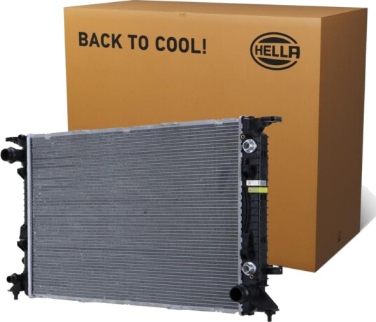 Radiator, motorkjøling HELLA 8MK 366 300-401