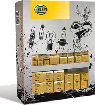 HELLA 9XX 223 498-807 Assortiment, lyspærer HELLA 9XX 223 498-807 Assortiment, lyspærer