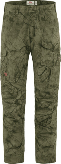 Fjellreven Men's Barents Pro Hydratic Trousers 58, Green Camo-Deep Forest