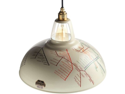 Coolicon - Large 1933 Design Pendel Underground Map Creme