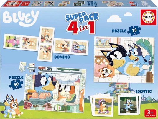 Educa Bluey Hobbysett 4-in-1