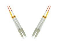 MicroConnect - Nettverkskabel - LC/PC-multimodus (hann) til LC/PC-multimodus (hann) - 3 m - fiberoptisk - 62,5 / 125 mikroner - OM1 - oransje