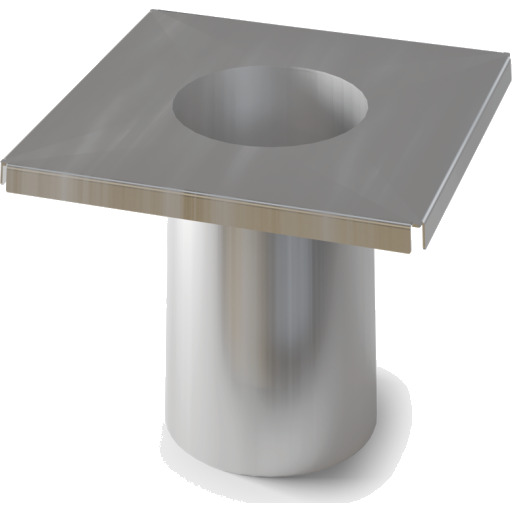 Pelmondo flaskekjøler til Cube Barcube og Twintable Silver 391 x 391 x 235 mm