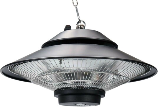 Terrassevarmer Yato YT 99501 1500 W sort IP44 fjernkontroll pendel