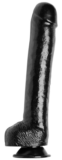 Master Series Master Cock The Black Destroyer Huge Dildo 42 cm   - Svart
