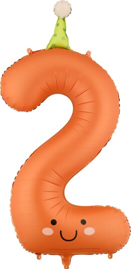 Partydeco Tallballong Partyhatt Tallet 2 FB411T-2
