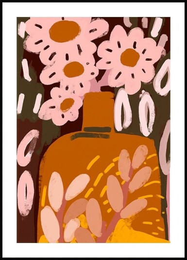 Blooming Vase Plakat Plakat / 100x150cm