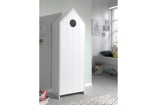 Garderobe Rudeklint 58 cm Hvit