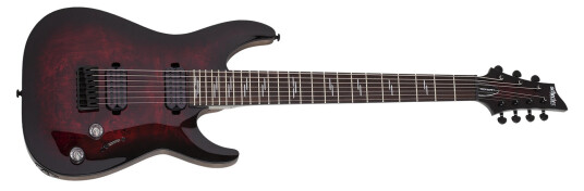 Schecter Omen Elite-7 Svart Ch Burst Schecter Omen Elite-7 Svart Ch Burst