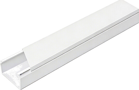 60x40 Kabelkanal Hvit 60x40mm Lengde 2m 60x40 Kabelkanal Hvit 60x40mm Lengde 2m
