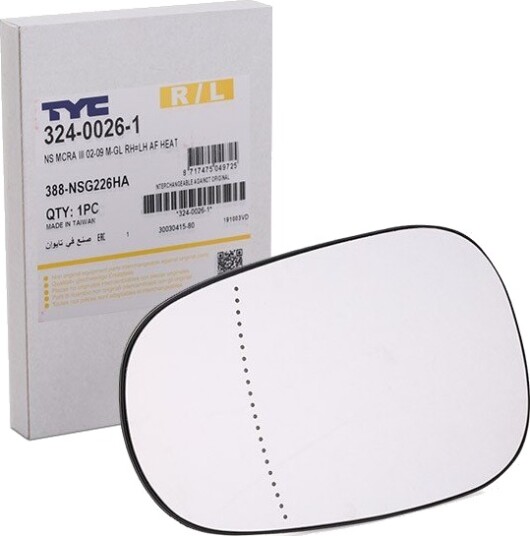 Speilglass, ytterspeil TYC 324-0026-1