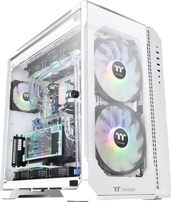 Thermaltake View 51 TG ARGB Full Tower Kabinett Hvit med RGB-belysning