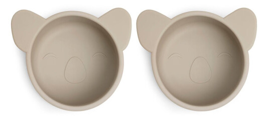 Nuuroo Rosa Silicone Snack Box small 2-pack Koala Cobblestone
