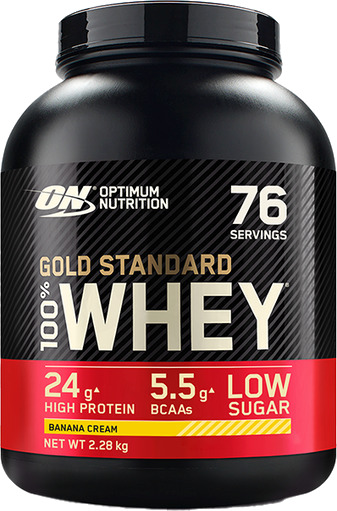 Optimum Nutrition 100% Whey Gold Standard 2273g - Banana Optimum Nutrition 100% Whey Gold Standard 2273g - Banana