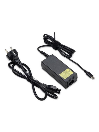 Acer 45W Type-C Strømadapter USB-PD Svart for Chromebook og Travelmate Acer 45W Type-C Strømadapter USB-PD Svart for Chromebook og Travelmate