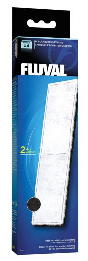 Fluval Poly/Carbon Cartridge 2 Pack U4 (126.2492)