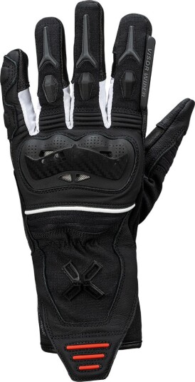 MC-Hansker iXS Rapid STX 1.0 Svart /Hvit /Rød XXL