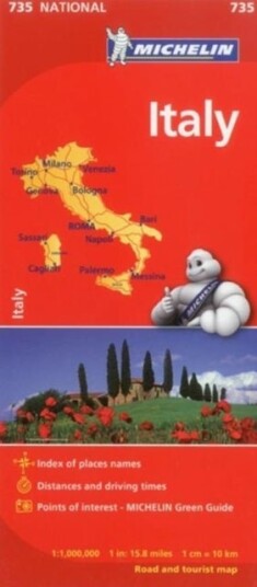 Italy - Michelin National Map 735 Italy - Michelin National Map 735