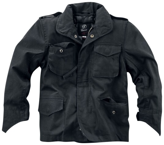 Brandit Jakke Baby& barneklær Kids' M65 Standard Jacket gutter svart Brandit Jakke Baby& barneklær Kids' M65 Standard Jacket gutter svart