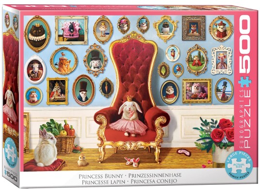 Eurographics Puslespill 500 Princess Bunny