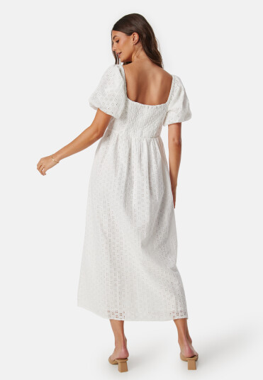 SELECTED FEMME Slfanelli On Off Ankle Dress Snow White 40
