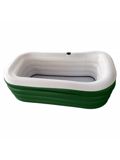 Pro Airtub Oppblsbar badekar for voksne Mrkegrnn