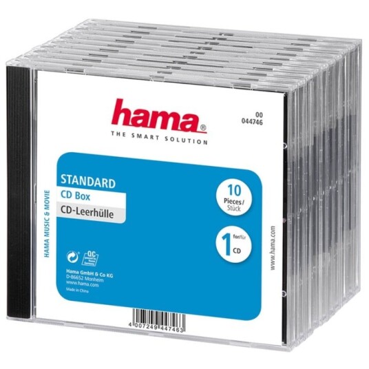 Hama CD-Box Standard 10-pack Hama CD-Box Standard 10-pack
