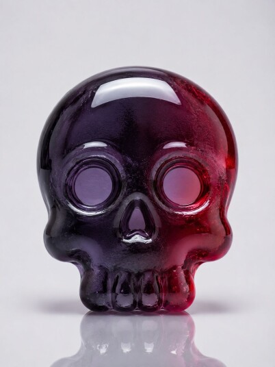 Plakat Bringebær / Lakris Skull Candy