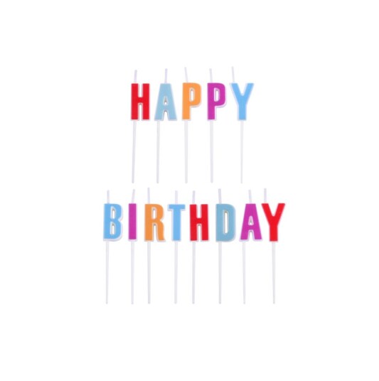 Pme Bokstav Kakelys Happy Birthday Sett/13 Pme Bokstav Kakelys Happy Birthday Sett/13
