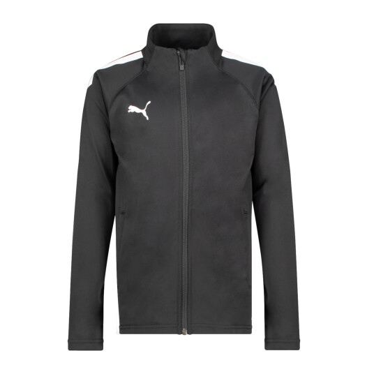 Puma Teamliga Training Jacket Jr, treningsjakke junior 164 Puma Black-Puma Whit