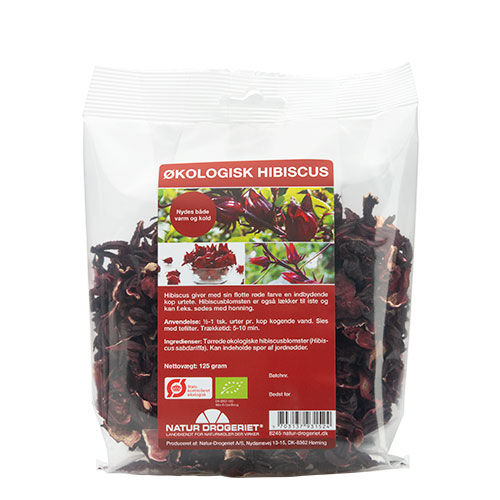 Natur Drogeriet Natur-Drogeriet Hibiscus Hel Ø - 125 g Natur Drogeriet Natur-Drogeriet Hibiscus Hel Ø - 125 g
