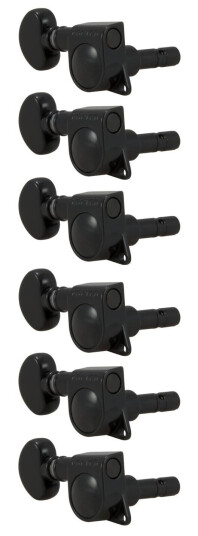 Grover 406bcl6 Mini Locking Rotomatics W/round Button, 6-In-Line, Lh, Bk Chrome Grover 406bcl6 Mini Locking Rotomatics W/round Button, 6-In-Line, Lh, Bk Chrome