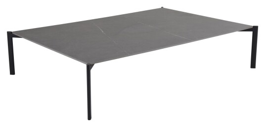Brafab Hallavara Loungebord, Metall, 162x112, Sort