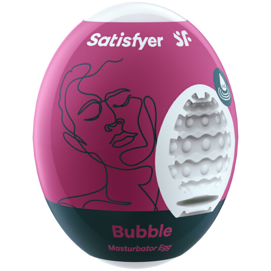 Satisfyer Bubble Masturbator Egg       - Hvit