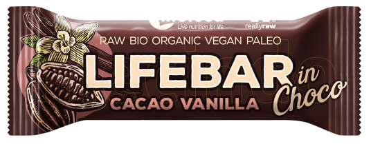 Lifefood Lifebar Inchoco Cacao Vanilla Raw Ø 40g Lifefood Lifebar Inchoco Cacao Vanilla Raw Ø 40g