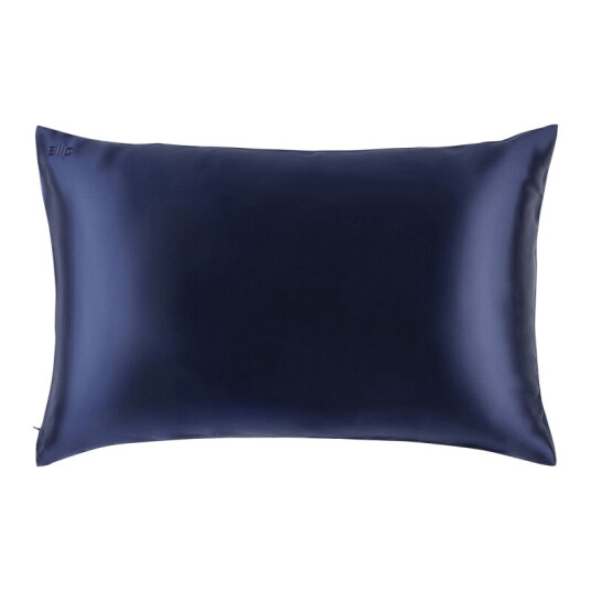 SLIP PUR Silk Queen Pillowcase Navy