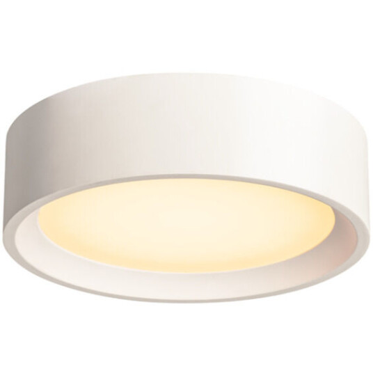 SLV Plastra Taklampe Rund 3000K Hvit Gips - 90809 SLV Plastra Taklampe Rund 3000K Hvit Gips - 90809
