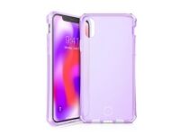 ITSKINS Spectrum Clear - Baksidedeksel for mobiltelefon - Impacthane - lyst fiolett - for Apple iPhone XR
