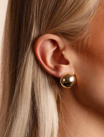 SNÖ of Sweden Bennet Big Ear Plain G Onesize Gold ONE SIZE SNÖ of Sweden Bennet Big Ear Plain G Onesize Gold ONE SIZE