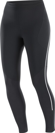 Salomon Women"s Sense Aero Stow Tights Deep Black XS