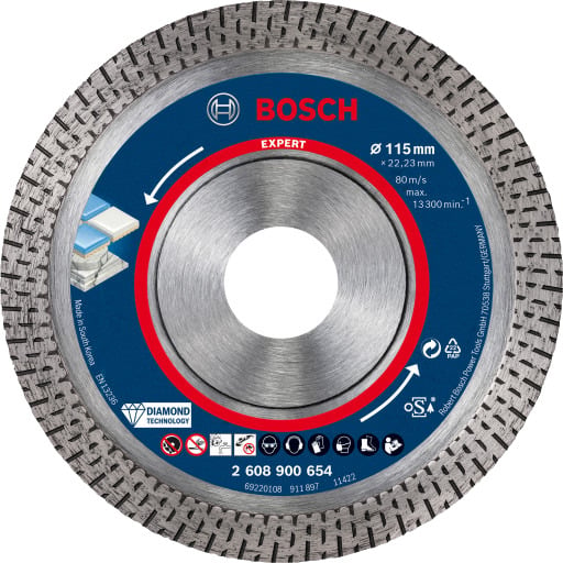 Bosch Expert Hardceramic Diamantkappeskive 125 mm for Keramikk og Stein