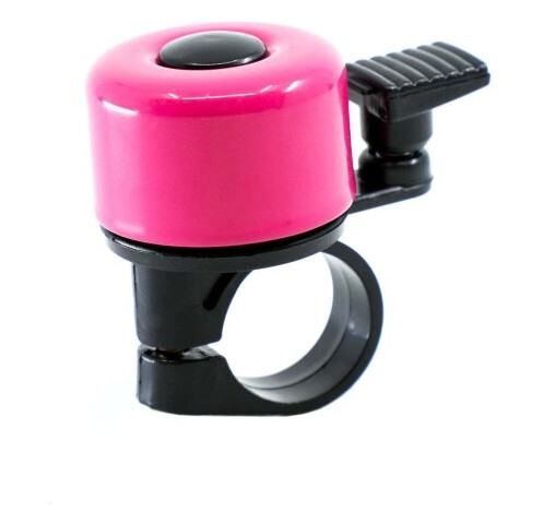 Crazy Safety Sykkelklokke for barn og voksne - Rosa - One size